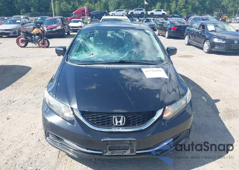 2014 Honda Civic Ex z USA, uszkodzony, nr VIN 19XFB2F89EE237761
